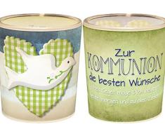 La Vida 1010541410 Teelichtglas, Plastik, bunt, 6 x 4 cm