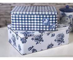 Creative Tops Katie Alice Vintage Indigo Stilvolle Eierbecher aus Porzellan im 4er-Set, Weißblech, One Size, 2