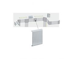 Paulmann 70270 Duo Profil Cover verdeckt Profilansätze und Schnittkanten 4er Pack Duo Profil Zubehör Alu matt Kunststoff für LED Strips