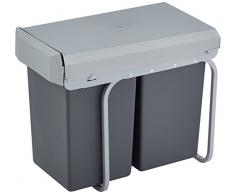 Wesco 755611-11 Einbau-Abfallsammler Double-Boy 2x15 Liter, neue Farbe ab Mai 2020
