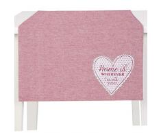 Clayre & Eef MLH64R Tischläufer 50 * 140 cm rot