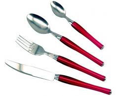 Lisa dAlban Mango Besteck-Set, 24-teilig, rot