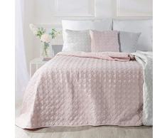 Eurofirany Tagesdecke, Bettüberwur,f Steppdecke, Überwurf, Decke, Ricky, Steppung. (Rosa, 200 x 220 cm), Kunststoff