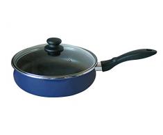 LA Die Albufera Athen Pfanne mit Glasdeckel, 26 cm blau