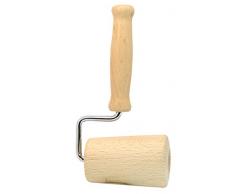FACKELMANN Teigroller, Holz, braun, 17 x 8 x 4 cm
