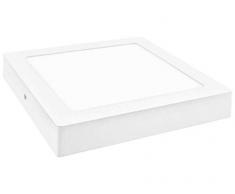 LED-Atomant-Panel quadratisch Superslim 18 W Downlight LED, Driver inbegriffen, Kaltweiß 6500 K