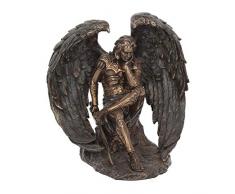 Nemesis Now Figur Lucifer der gefallene Engel, 21 cm, bronzefarben