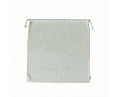 Augbunny 100% Baumwolle Canvas Travel Wäschesammler, 2-er Pack), weiß, S