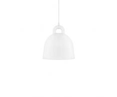 Norman Copenhagen Bell Pendelleuchte, Aluminum, weiß, 37x35cm
