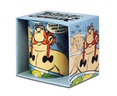 Asterix der Gallier - Asterix - TOC TOC TOC Porzellan Tasse - Kaffeebecher - farbig - Lizenziertes Originaldesign - Logoshirt