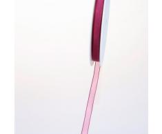 Deko und Band 53736 - Organzaband mit Webkante - 7mm 50m Col. 68 Brombeere - 53736-7-50-68