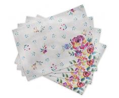 Maison d Hermine Rose Garden 100% Baumwolle Set von 4 Tischset 33 cm x 48 cm
