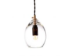 Northern Unika Pendellampe, Messing, 60 W, Klar, 20 x 13,5 cm