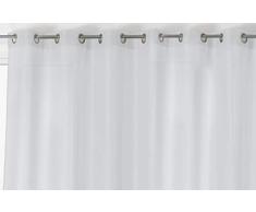 LINDER 1013/10/375AB Gardine, Polyester, 145 x 350 cm, Weiß