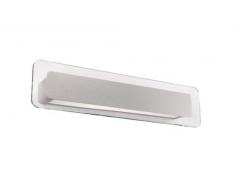 Massive 341034810 Wandleuchte, E14, Aluminium, silber, 50 x 7,2 x 12 cm