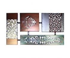 Wandobjekt Wandbild Eisen lackiert 68cm