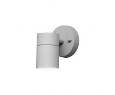 Konstsmide Modena 7572-300 Wandleuchte / B: 6cm T: 9cm H: 9cm / 1x35W / IP44 / lackiertes Aluminium / grau