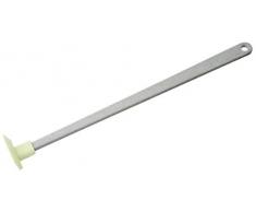 Fackelmann 33011 Schaber mit langem Stiel, Schaber, Silikon, Bioplastik, Grau, Hellgrün, 23 x 1,4 x 2,3 cm