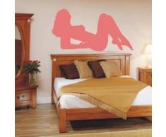 INDIGOS WG30500-70 Wandtattoo w500 Sexy Frau liegend Wandaufkleber 120 x 61cm, schwarz