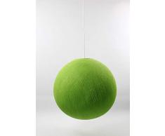 Cotton Ball Lights hell grün 36cm Hängelampe einzeln, Baumwolle, 36 cm
