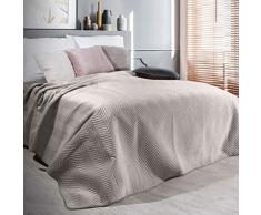 Eurofirany Tagesdecke, Stoff, Sofia Beige, 170 x 210 cm
