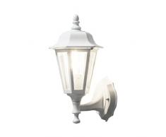 Konstsmide Wandleuchte 7094-250 / B: 21cm T: 23cm H: 33cm / 1x75W / IP23 / lackiertes Aluminium / matt-weiÃ