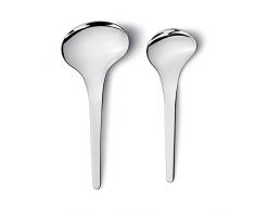 Georg Jensen GJ 116788 Servierlöffel Set aus 2 Stück, Edelstahl, stainless steel, 25,1 x 15,2 x 3,8 cm
