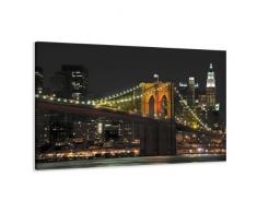Visario Leinwandbilder 5055 Bild auf Leinwand New York, 120 x 80 cm