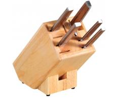 Kesper Messerblock Gummibaumholz 9x11x25cm