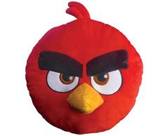 Angry Birds 043601 3D Kissen Red, Polyester, Durchmesser 36 cm