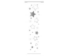 Home Fashion Stars Schiebevorhang, Stoff, grau, 245 x 60 x 0,1 cm