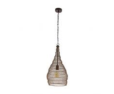 EGLO COLTEN Hängeleuchte, Stahl, 60 W, kupferfarben