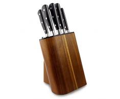 Rockingham Forge KB-100AC/5 Messerblock, Akazie, Acacia
