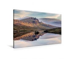 Premium Textil-Leinwand 90 x 60 cm Quer-Format Isle of Skye, die raue schottische SchÃ¶nheit | Wandbild, HD-Bild auf Keilrahmen, Fertigbild auf hochwertigem Vlies, Leinwanddruck von Joana Kruse