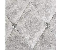 Eurofirany Tagesdecke, Polyester, Silber, 200 x 220 cm