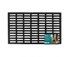 JVL Robusta Fußmatte, sehr strapazierfähig, Gummi, 36 x 61 cm