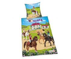Herding Schleich Bettwäsche-Set, Cotton, mehrfarbig, Deutsche Größe