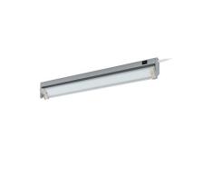 EGLO Unterbauleuchte LED DOJA mit Wippschalter aus Alu Länge 35cm, Aluminium, silber