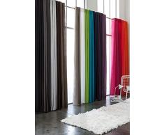 TODAY Vorhang mit Schlaufen, Polyester, 140 x 260 cm, grün, 140x260