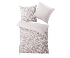 Kleine Wolke Textilgesellschaft Adria Bettwäsche, Baumwolle, Taupe, 1-155x220 /1-80x 80