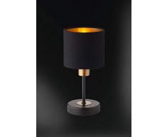 ACTION by WOFI LOTTE Tischleuchte, Metall, 40 W, Schwarz