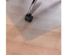 LEVIATAN Fussbodenmatte | Bürostuhl Unterlage Universell | Bodenschutzmatte Bürostuhl Transparent | Unterlage Schreibtischstuhl 1200x900mm