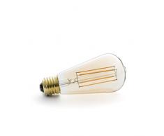 Gnosjö Konstsmide LED Lampen, Glas, E27, 4 W, klar, 5.6 x 5.6 x 12 cm, 1 Stück