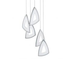 EGLO AMONDE Hängeleuchte, Aluguss, 30 W, chrom