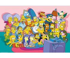 empireposter - Simpsons, The - Sofa Cast - Größe (cm), ca. 91,5x61 - Poster, NEU -