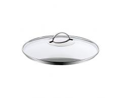 WMF Pfannendeckel 28 cm, Glasdeckel mit Metallgriff, Deckel zu Schmorpfanne, hitzebeständiges Glas, spülmaschinengeeignet