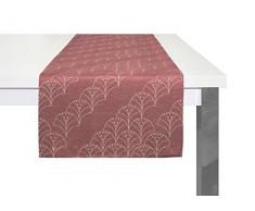 Adam Argentinian Criolla Light Tischläufer, Bio Baumwolle, Kirschrot, 50 x 150 cm