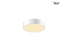 SLV MEDO 30 CW, CORONA, LED Indoor Wand- und Deckenaufbauleuchte, TRIAC, weiß, 3000/4000K Leuchte, Aluminium, 15 W