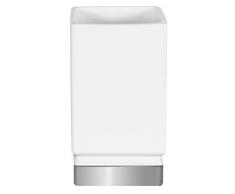 Spirella Roma Porzellanbecher, Weiß/Silber