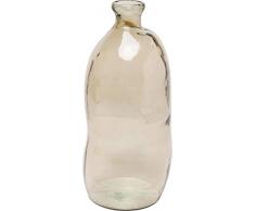 Kare Design Vase Besalu Smoke 73 cm, Vase aus lackiertem Glas, Edle Vase aus recyceltem Glas, (H/B/T) 73x34x34cm